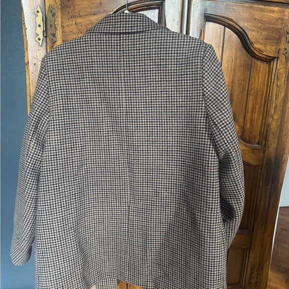 Abercrombie & Fitch Brown Checkered Blazer - Picture 3 of 3